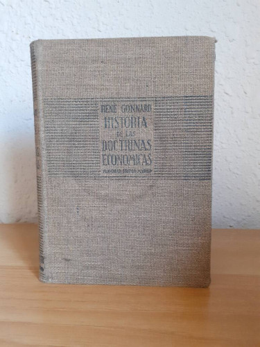 Portada del libro de HISTORIA DE LAS DOCTRINAS ECONOMICAS