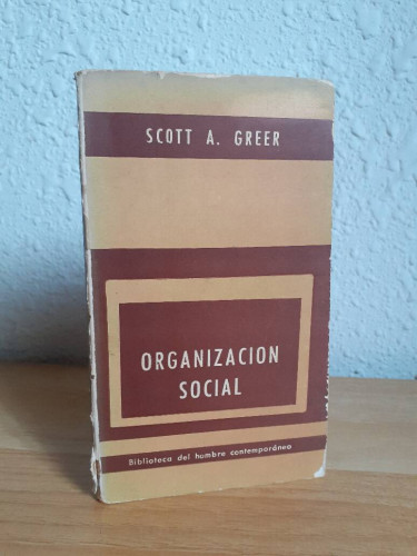 Portada del libro de ORGANIZACION SOCIAL