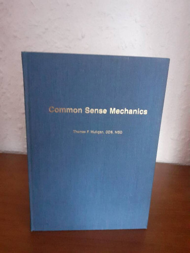 Portada del libro de COMMON SENSE MECHANICS