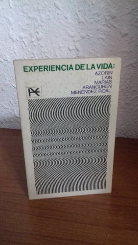 Portada del libro de EXPERIENCIA DE LA VIDA