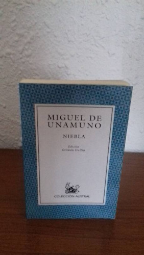 Portada del libro de NIEBLA