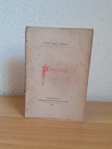 Portada del libro de POESIES