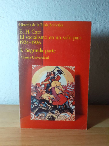 Portada del libro de SOCIALISMO EN UN SOLO PAIS 1924 1926 3 SEGUNDA PARTE, EL