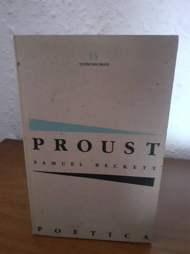 Portada del libro de PROUST