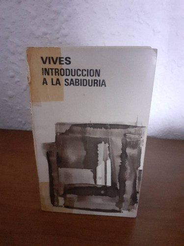 Portada del libro de INTRODUCCION A LA SABIDURIA
