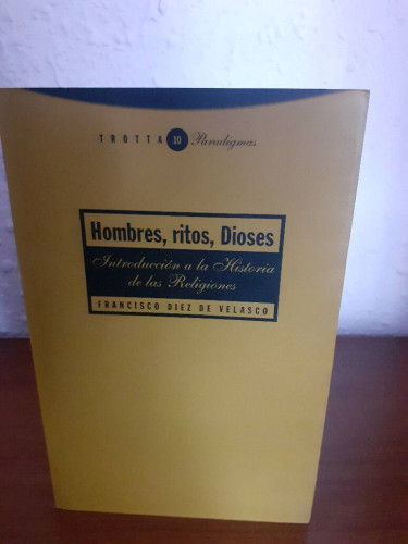 Portada del libro de HOMBRES RITOS DIOSES INTRODUCCION A LA HISTORIA DE LAS RELIGIONES