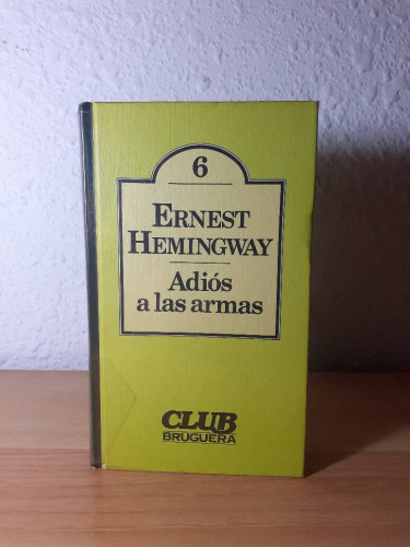 Portada del libro de ADIOS A LAS ARMAS