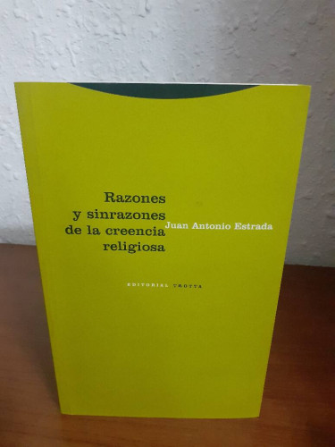 Portada del libro de RAZONES Y SINRAZONES DE LA CREENCIA RELIGIOSA