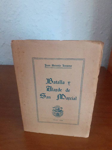 Portada del libro de BATALLA DE ALARDE Y SAN MARCIAL