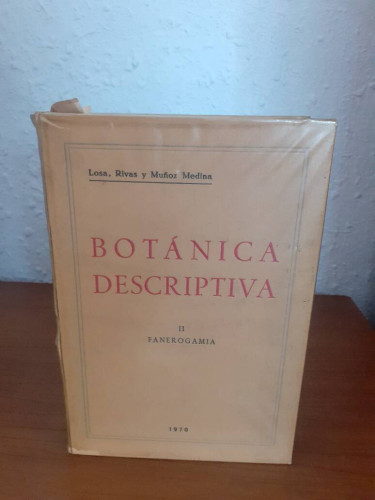 Portada del libro de BOTANICA DESCRIPTIVA II FANEROGAMIA
