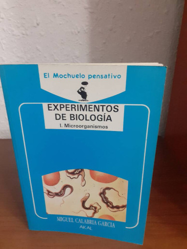 Portada del libro de EXPERIMENTOS DE BIOLOGIA I MICROORGANISMOS