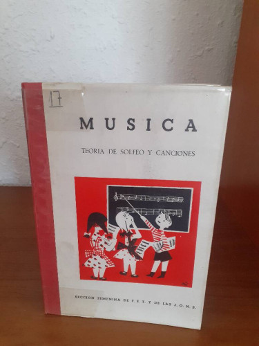 Portada del libro de MUSICA TEORIA DE SOLFEO Y CANCIONES