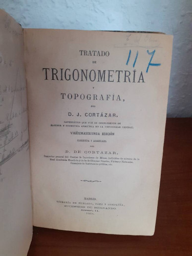 Portada del libro de TRATADO DE TRIGONOMETRIA Y TOPOGRAFIA