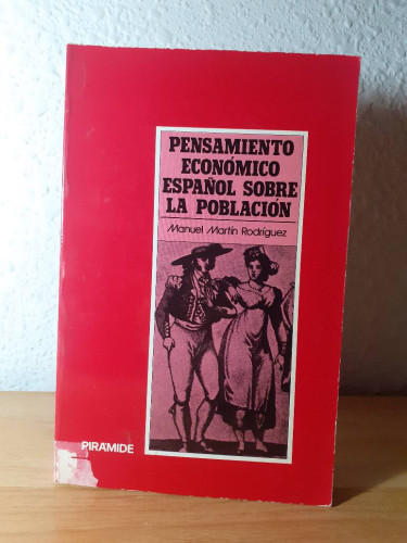 Portada del libro de PENSAMIENTO ECONOMICO ESPAÑOL SOBRE LA POBLACION