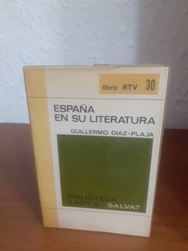 Portada del libro de ESPAÑA EN SU LITERATURA