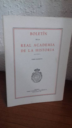 Portada del libro de BOLETIN DE LA REAL ACADEMIA DE LA HISTORIA TOMO CLXXXVII CUADERNO II