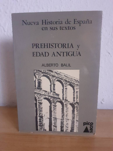 Portada del libro de NUEVA HISTORIA DE ESPAÑA EN SUS TEXTOS PREHISTORIA Y EDAD ANTIGUA