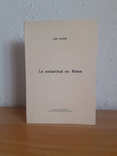 Portada del libro de ESCLAVITUD EN ROMA, LA