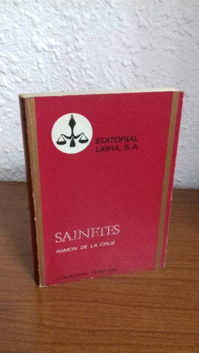 Portada del libro de SAINETES