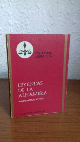 Portada del libro de LEYENDAS DE LA ALHAMBRA