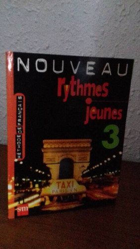 Portada del libro de NOUVEAU RYTHMES JEUNES 3 METHODE DE FRANÇAIS