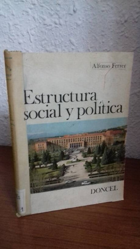 Portada del libro de ESTRUCTURA SOCIAL Y POLITICA