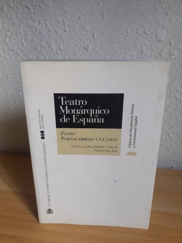 Portada del libro de TEATRO MONARQUICO DE ESPAÑA