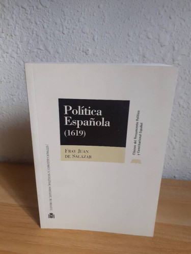 Portada del libro de POLITICA ESPAÑOLA 1619