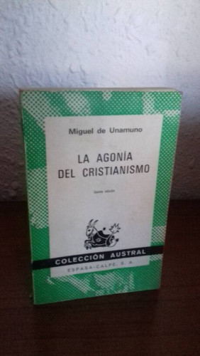 Portada del libro de AGONIA DEL CRISTIANISMO, LA