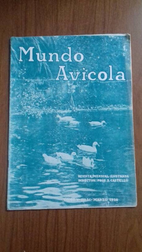 Portada del libro de MUNDO AVICOLA AÑO V MARZO DE 1926 N 51