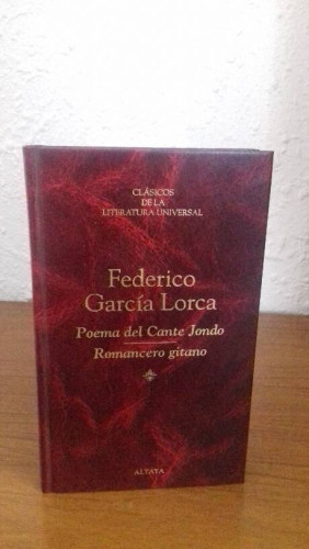 Portada del libro de POEMA DEL CANTE JONDO // ROMANCERO GITANO