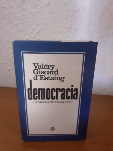 Portada del libro de DEMOCRACIA DEMOCRATIE FRANÇAISE