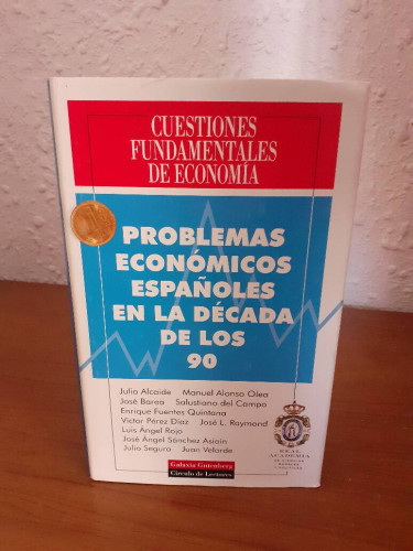 Portada del libro de PROBLEMAS ECONOMICOS ESPAÑOLES EN LA DECADA DE LOS 90