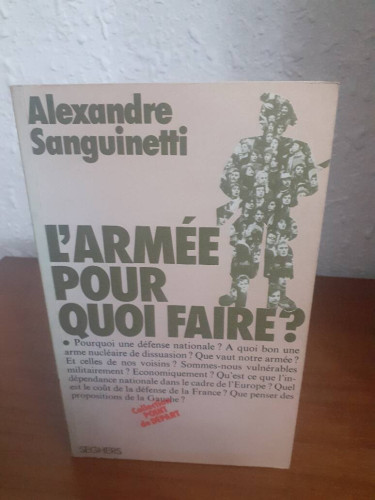 Portada del libro de L'ARMEE POUR QUOI FAIRE