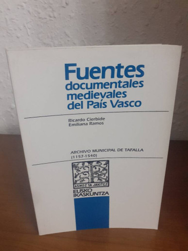 Portada del libro de ARCHIVO MUNICIPAL DE TAFALLA 1157 1540