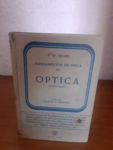 Portada del libro de FUNDAMENTOS DE FISICA III OPTICA