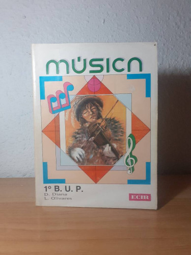 Portada del libro de MUSICA 1 BUP