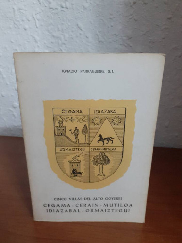 Portada del libro de CINCO VILLAS DEL ALTO GOYERRI CEGAMA CERAIN MULTILOA IDIAZABAL ORMAIZTEGUI