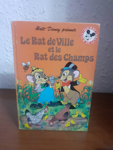 Portada del libro de LE RAT DE VILLE ET LE RAS DES CHAMPS