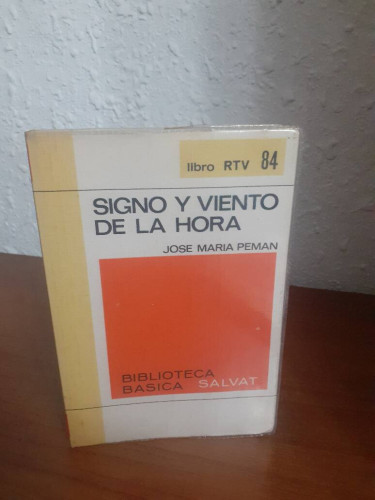 Portada del libro de SIGNO Y VIENTO DE LA HORA