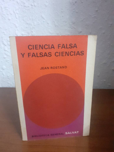 Portada del libro de CIENCIA FALSA Y FALSAS CIENCIAS