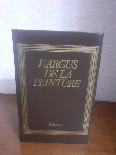 Portada del libro de L'ARGUS DE LA PEINTURE