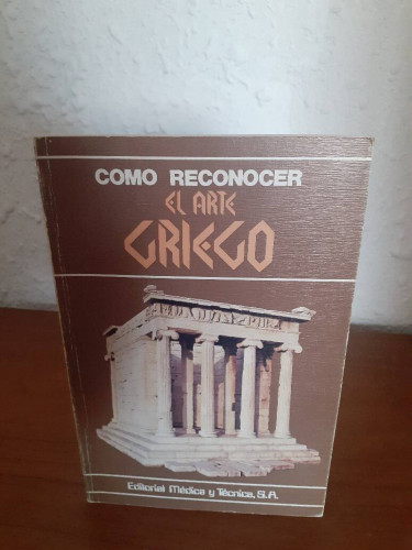 Portada del libro de COMO RECONOCER EL ARTE GRIEGO