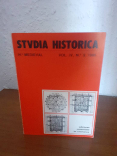 Portada del libro de STUDIA HISTORICA H MEDIEVAL VOL IV N 2