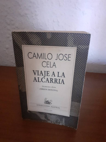 Portada del libro de VIAJE A LA ALCARRIA