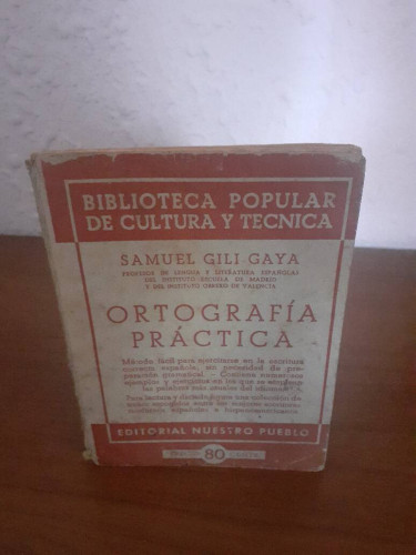 Portada del libro de ORTOGRAFIA PRACTICA