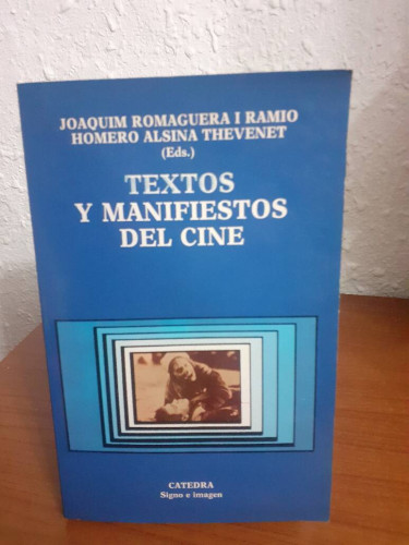 Portada del libro de TEXTOS Y MANIFIESTOS DEL CINE