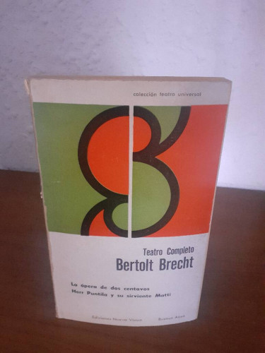 Portada del libro de TEATRO COMPLETO LA OPERA DE DOS CENTAVOS HERR PUNTILA Y SU SIRVIENTE MATTI
