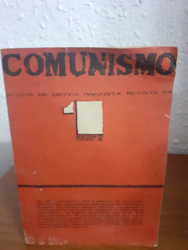 Portada del libro de COMUNISMO REVISTA DE CRITICA MARXISTA ICIEMBRE 77 ENERO 78 N1