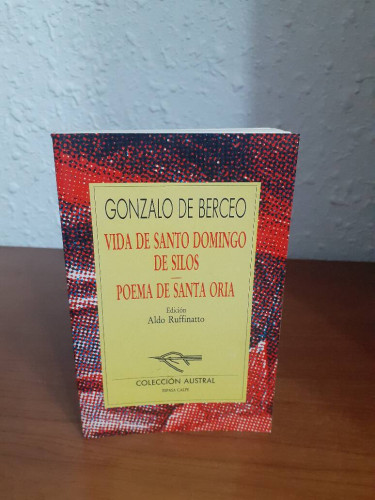 Portada del libro de VIDA DE SANTO DOMINGO DE SILOS // POEMA DE SANTA ORIA